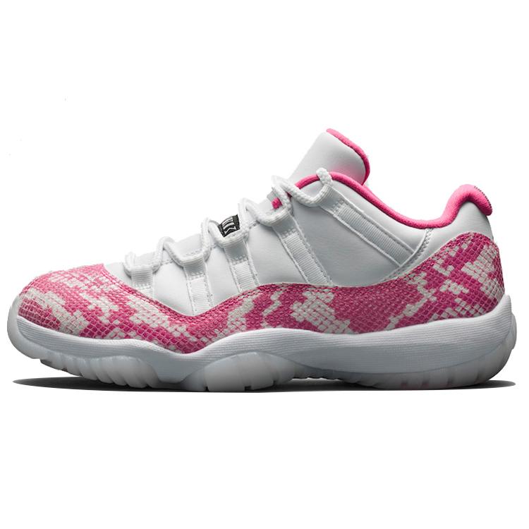 New Jordan 11 Retro Low Pink Snakeskin 2019 Women's AH7860-106