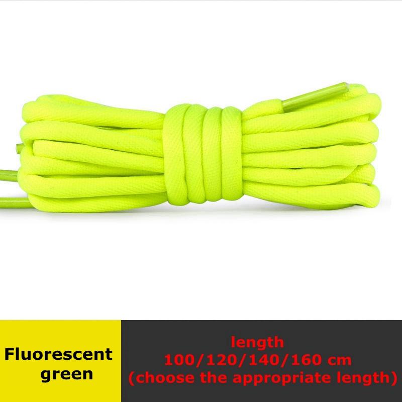 1 Pair Rainbow Shoe Laces for Sneakers Round Shoelaces Boots Shoelace Women Man Colorful Tennis Shoestrings Shoes Accessories