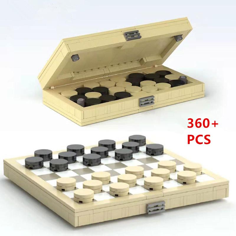 Chess Set Blocks Toys Adults International Chess Game Travel Folding Chess Board Set Children Mini Bricks Kids Educational Gifts