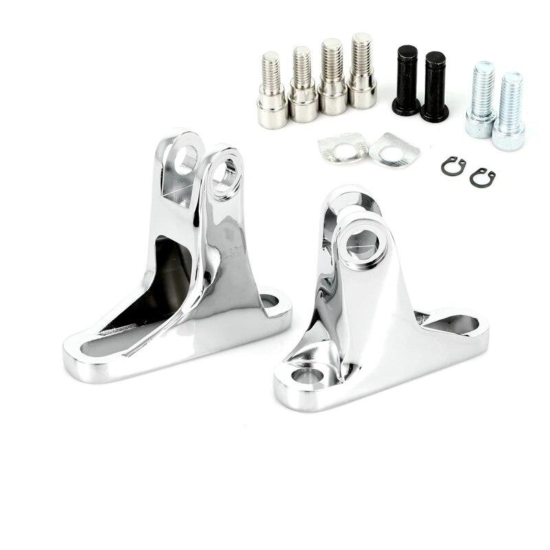 Motorcycle Foot Rests Rear Passenger Footpegs Pegs Mount Bracket for Harley Davidson Touring 1993-2023 Road King Road Glide