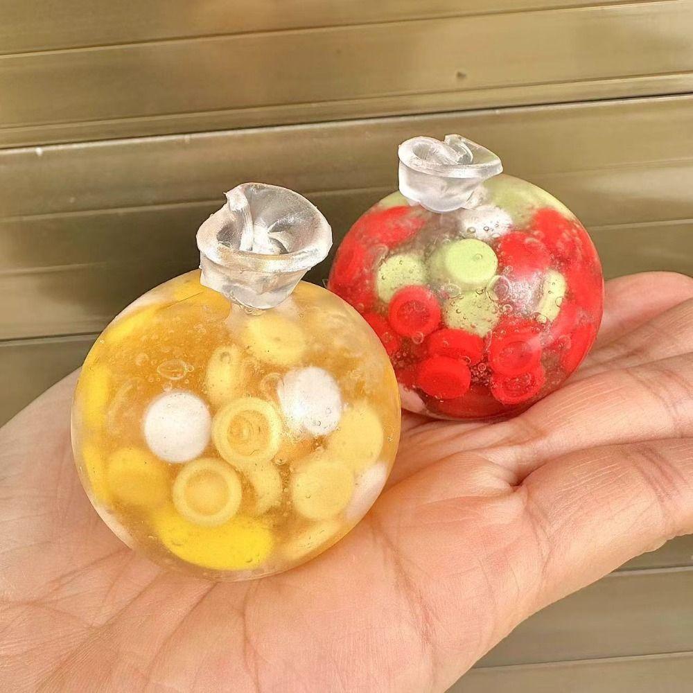 

Kneading Noisy Ball Pinch Toy Simulation Colorful Ball Stretchy Toys Xmas Party Favors 1set