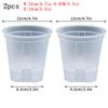 Water Storage Flowerpot Transparent Bonsai Basin Plant Pot Butterfly Orchid Breathable Hydroponic Pot Self Absorbing Lazy Basin