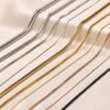 Vnox Round Snake Chain Necklaces for Women, Chic Stainles Steel Snake Links Choker, Gold Color Metal Minimalist Boho Neck Collar