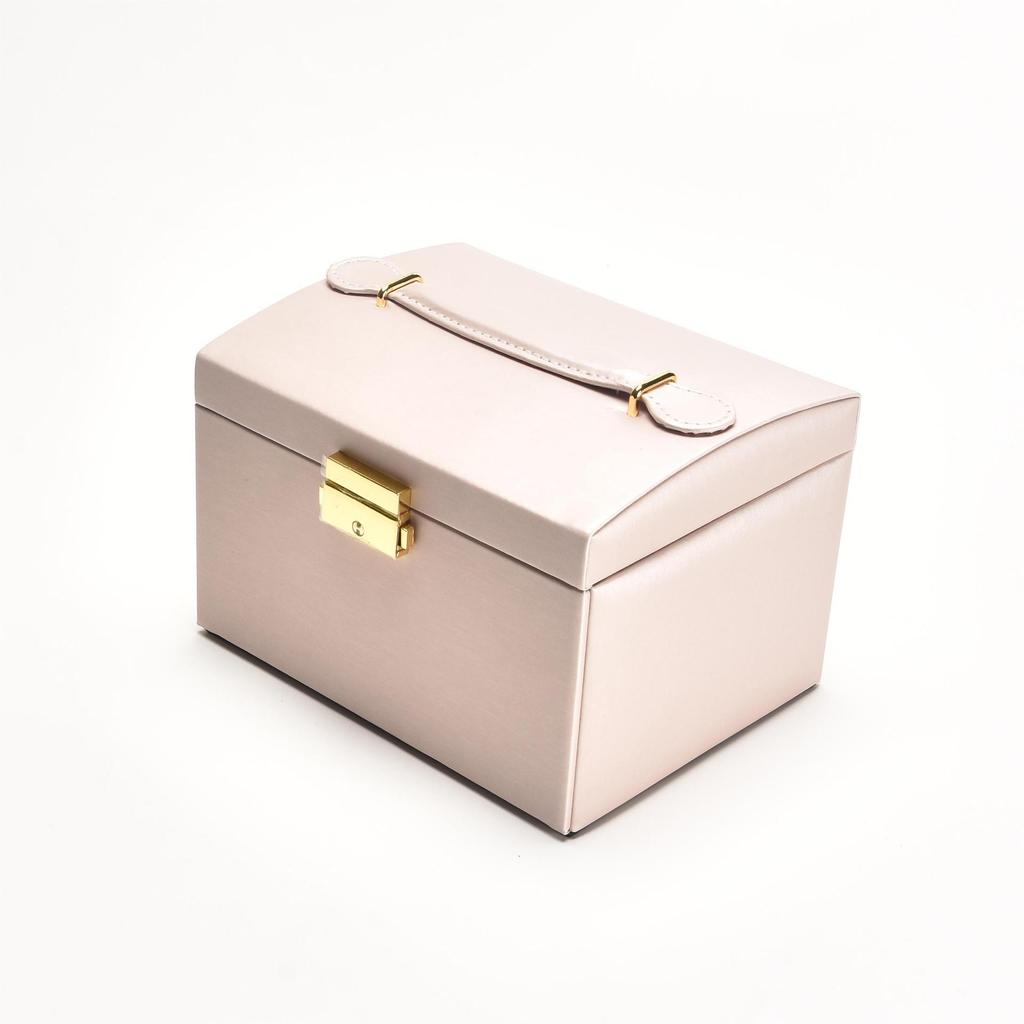 Elegant Three-Layer Jewelry Box: High-Capacity Storage for Necklaces, Earrings, and Rings