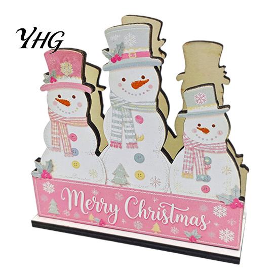 Wooden Napkin Dispenser for Kitchen Christmas Theme Holder, Decorative Holiday Paper Towel Stand, Gift Her HD UV Printing Organizer Dining Table