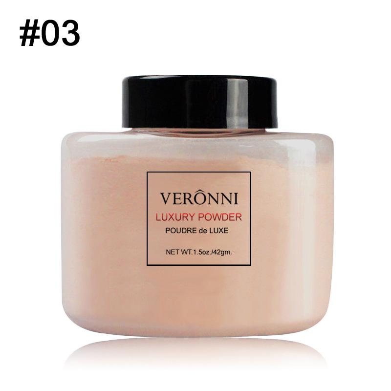 VERONNI Banana Setting Powder: 4 Colors, Loose, Easy Application, No Floating Powder