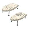 Folding Mini Iron Board Portable Tabletop Ironing Board with Removable Cover for Laundry Room College Studio Apartment