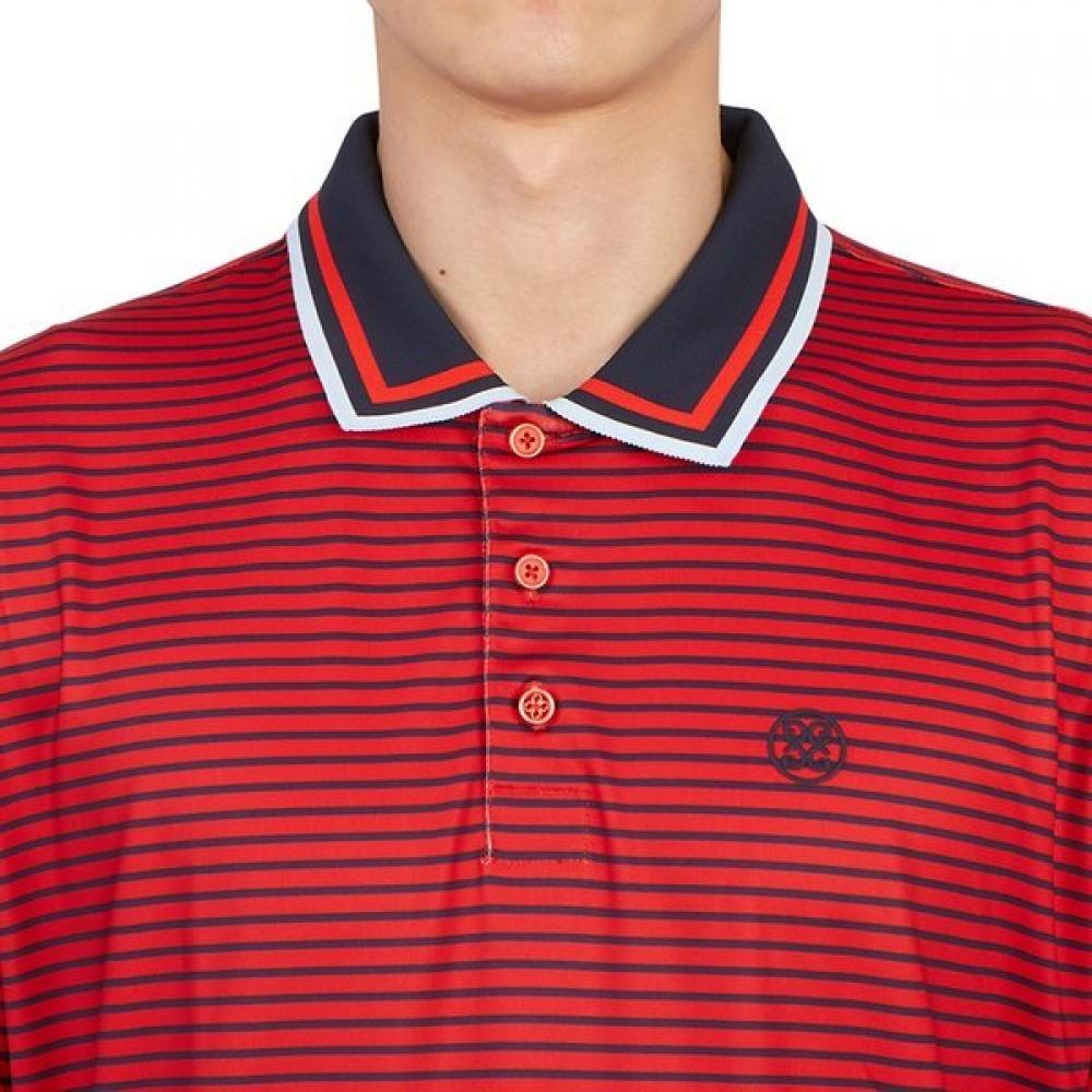 Zipore Golfwear Men S Collar ShorT Sleeve T ShirT g4mS23k061a Poppy