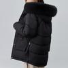 Sleeves Detachable Fashion Woman Parkas Winter Coats Hooded Faux Fur Collar Thick Warm Outerwears Women's Jackets