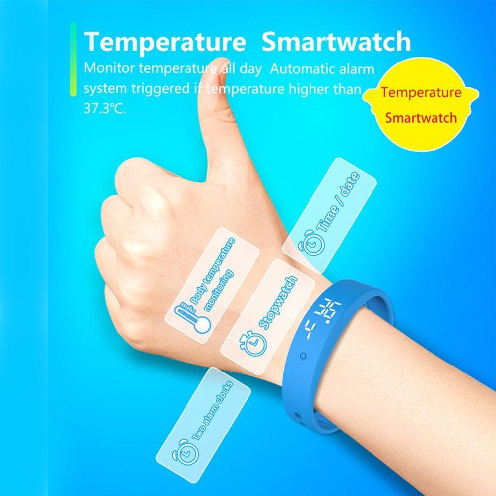 Wasserdichtes Vibrationsalarm-Armband LED Digitales Smart-Armband für Sportaktivitäten