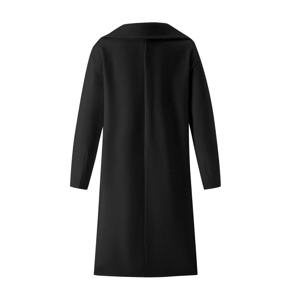 Women's Autumn And Winter Long-Sleeved Suit Collar Double-Breasted Neko Jacket