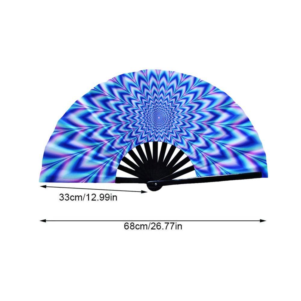 33 Cm Kung Fu Fan Large Dance Fan Chinese Style Folding Hand Fan Music