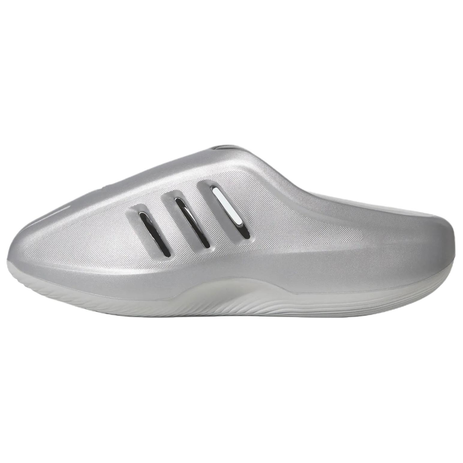 Adidas AdiFOM IIInfinity Mule No Special Function Closed Toe Slippers Unisex Silver HQ9569 38