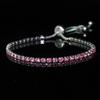 Zircon Adjustable Tennis Bracelet, Luxury Women's Jewelry with Full Diamond Design