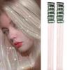 12Pcs Hair Tinsel Clip In 19.7" Glitter Tinsel Hair Extensions Synthetic Clip In Sparkle Hair Accessories For Kids Girls Women