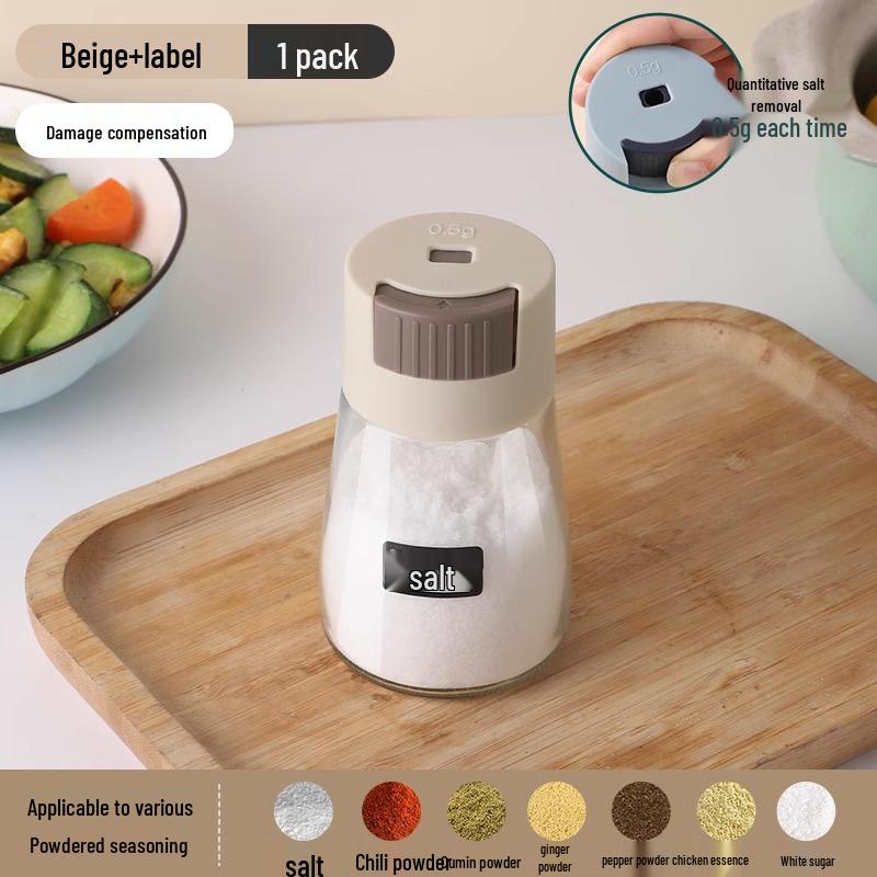 Trycktyp Kryddkontroll Glasburk - Salt- och Kryddströare