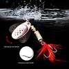 6.5CM 5.3G Sequin Metal Rotating Fake Bait Fishing Lure Micro Stream Simulation Amazon Gear Fishing Gear