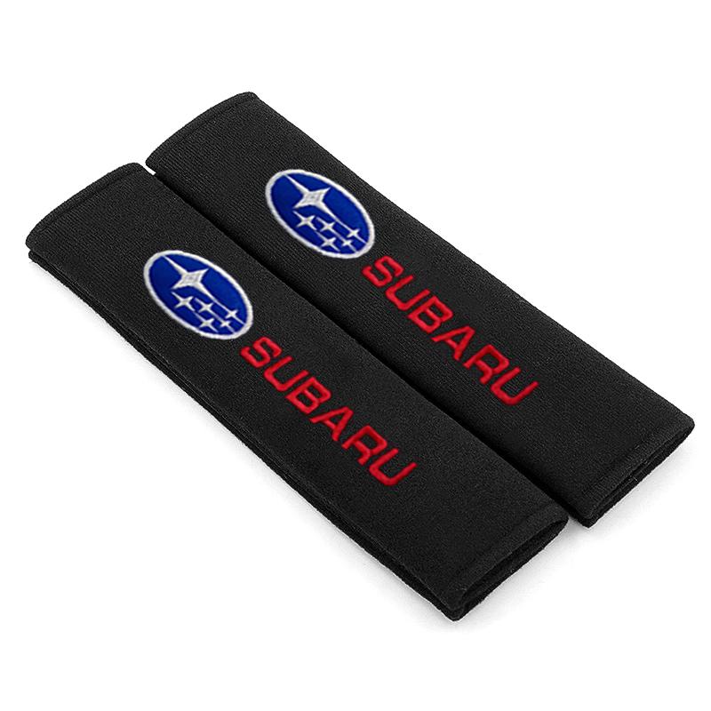 

Новый чехол на плечо ремня безопасности автомобиля, накладки на ремень безопасности, аксессуары для Subaru STI BRZ Impreza Forester Legacy Outback Levorg Tribeca 2pcs чёрный