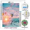 Cross Stitch Kit DIY Diamond Embroidery Hot Air Balloon Diamond Painting Home Decor