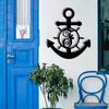 Custom Letter Anchor Metal Wall Art - Ευέλικτο, χωρίς ενέργεια, κομψή διακόσμηση για σπίτι και δώρα, τέλειο εσωτερικό και εξωτερικό