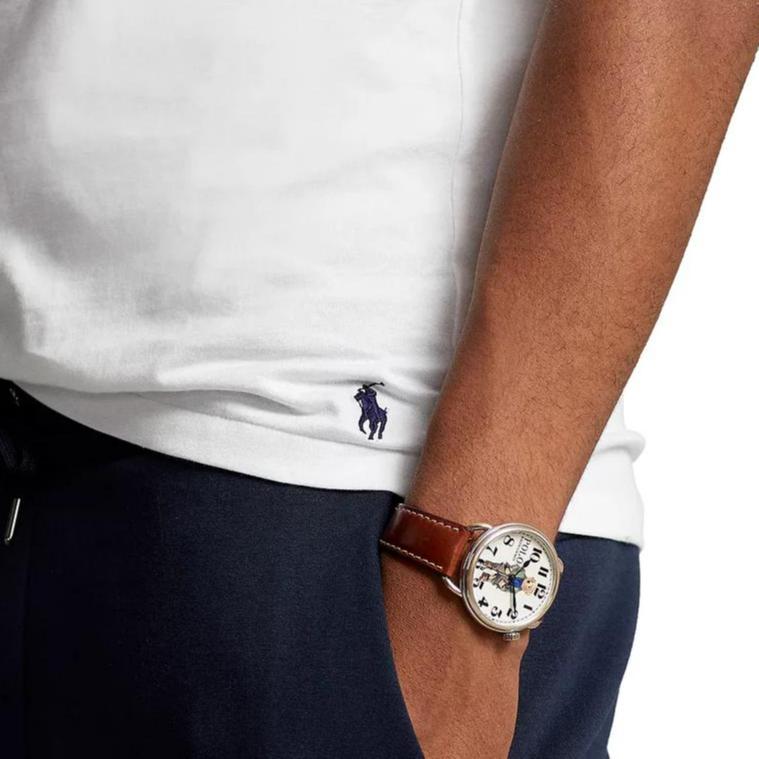 Polo Ralph Lauren T-shirt Męski Biały SS24 710911272-003