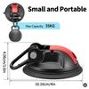 Upgrade Strong Suction Cup Hooks No Drilling Car Suction Cups Anchors With Carabiner For RV Awning CampingEssentials Glass Tents