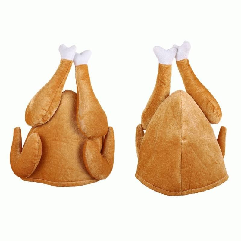 Drumstick Thanksgiving Hat Turkey Hat Amusing Celebratory Entertainment Sponge