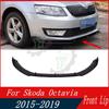 3PCS Car Front Bumper Lip Spoiler Splitter Diffuser Detachable Body Kit Cover Guard For Skoda Octavia 2015 2016 2017 2018 2019