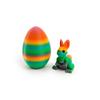 3D Printed Rabbit Eggs Ornament Animal Model Easter Rabbit Home Desktop Ornament Happy Easter Gift For Kids
