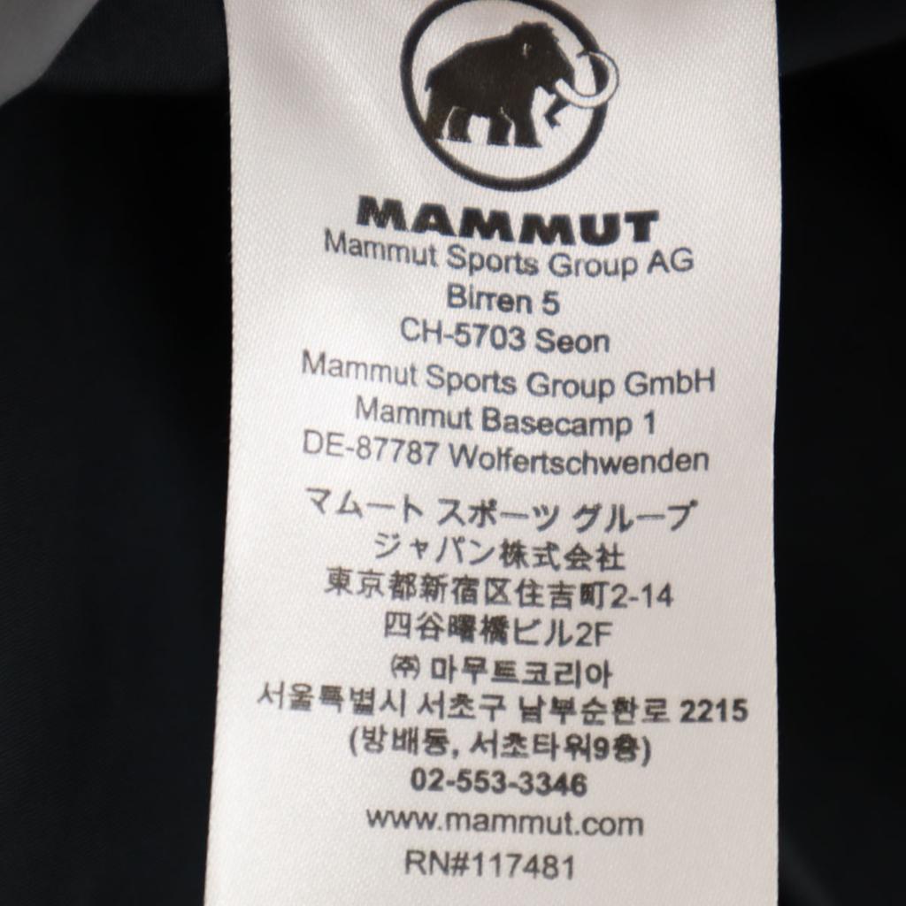 Mammut Long sleeve Mountain parka M black GORE-TEX Men's Used