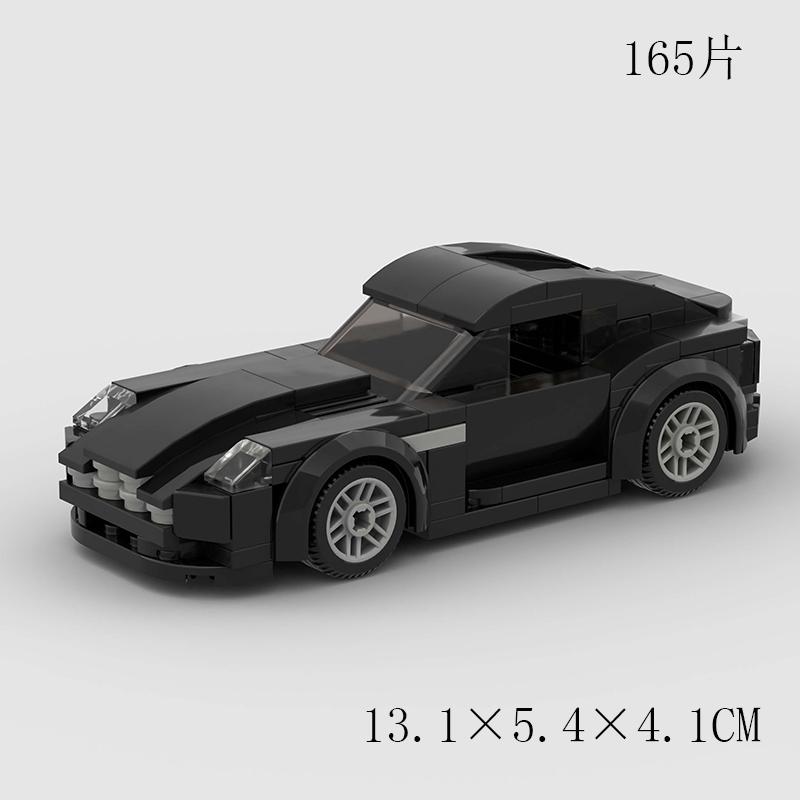 MOC Classical Speed Old Car City Super Racer Model Building Blocks Technical Sports Racing Vehicle Bricks Christmas gift Kid Toy