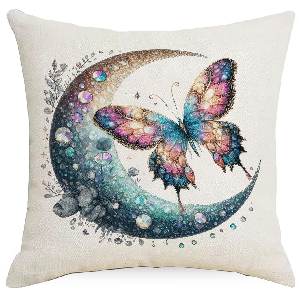 Fantasy and Mysterious Moon Printed Sofa Pillow Living Room Decorative Seat Cushion Pillow