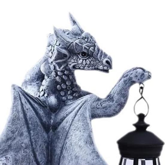 Svítící objímač stromů Drak Zahradní dračí socha se solárním světlem Pryskyřičná středověká fantasy dračí socha pro venkovní zahradní dekoraci Dárek pro milovníky draků
