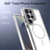 For Samsung Galaxy S26 Ultra Magnetic Case Matching Color Lens Kickstand TPU PC Phone Cover