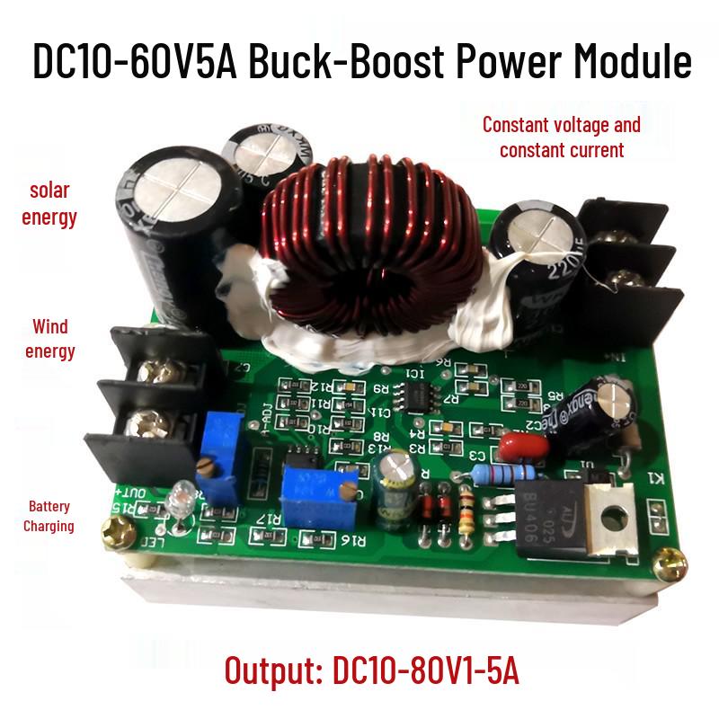 DCDC Adjustable High Power Step-Up/Down Car Charger LED Module, 12V-70V Constant Current & Stable Voltage