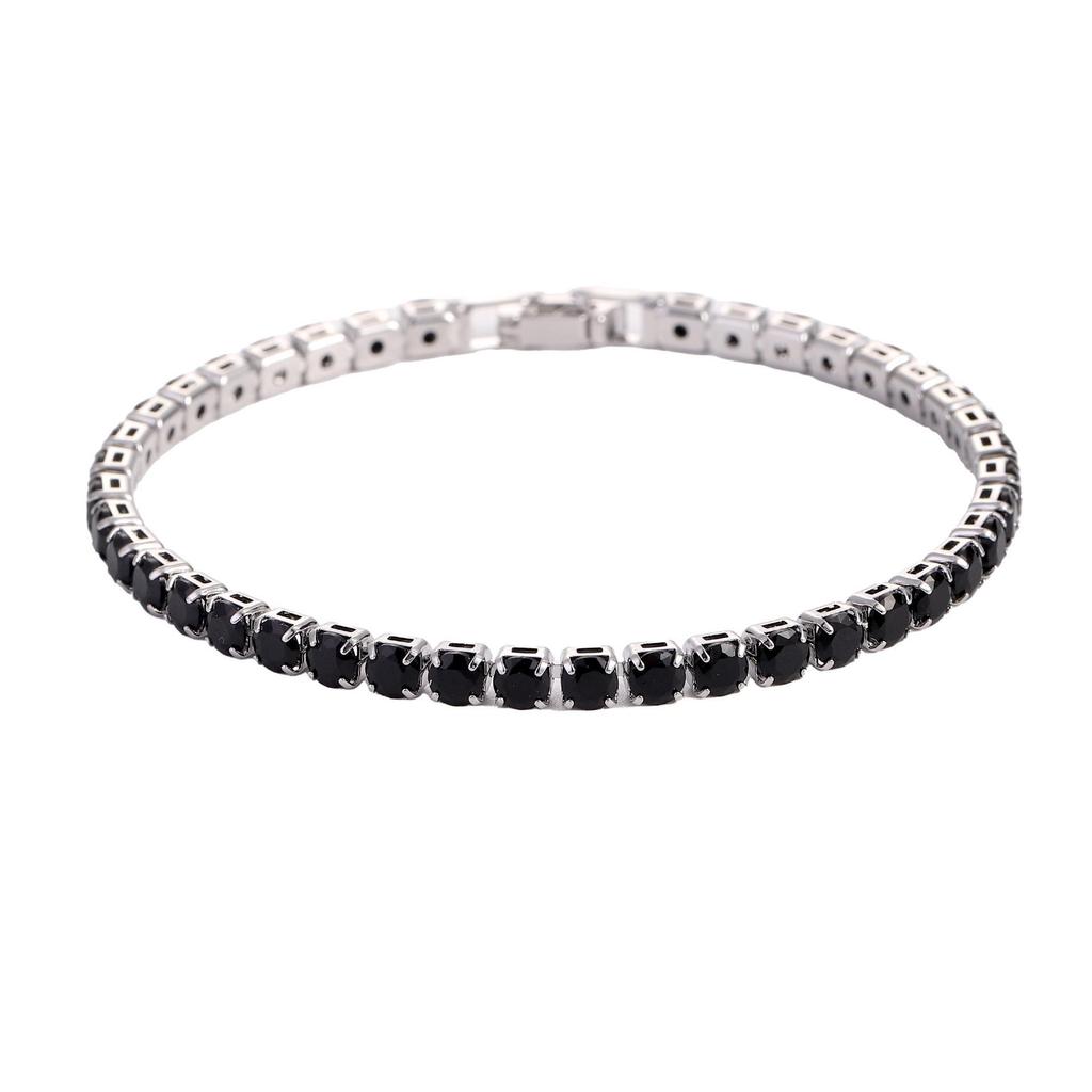 Trendy Zircon Hip-Hop Bracelet & Anklet – Simple, Stylish Gift Accessory