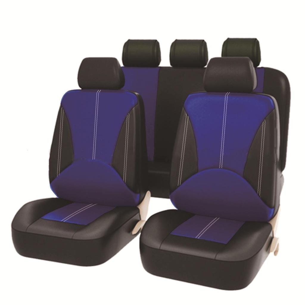 Premium PU Leather Cross-Border Patchwork Seat Cover: Durable, Soft, Comfortable, and Breathable Luxury Car Accessory