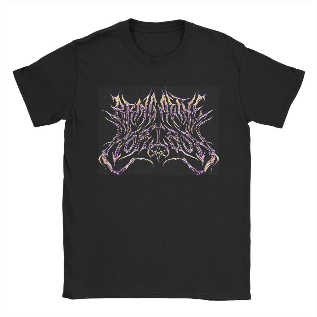Men BMTH Bring Me The Horizon TShirts British Rock Band Cotton Clothes Summer Y2K ShortSleeve T Shirt ONeck Tshirt Plus Size