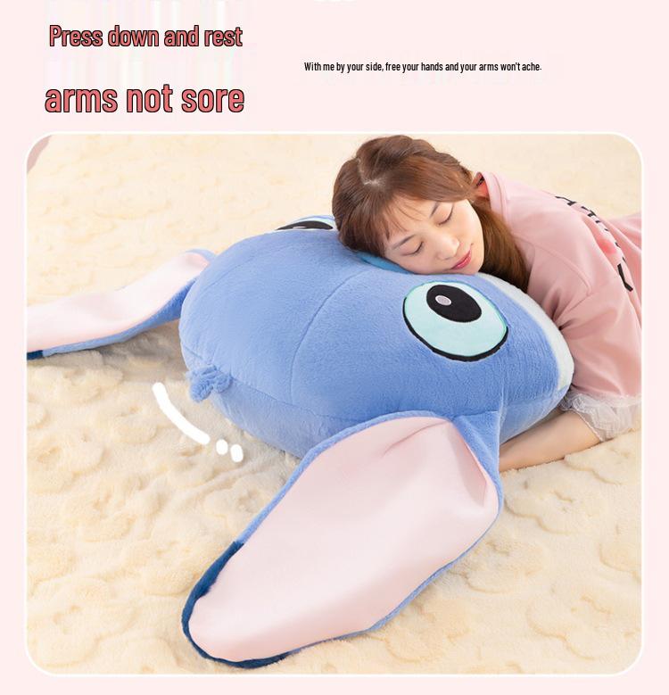 Stitch Angel Plush Pillow for Kids - Cute Lilo & Stitch Backrest Cushion