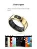 QRING R08 Smart Ring: Wodoodporny z monitorowaniem tlenu we krwi, snu, tętna, alertami o wiadomościach, sterowaniem gestami.