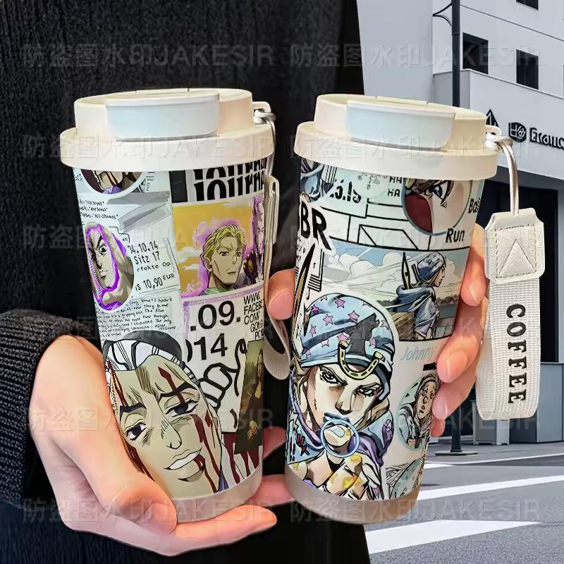 Stranger Things Insulated Tumbler - Stainless Steel Dual Lid Sippy Cup for Coffee & Cold Drinks