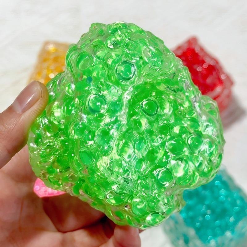 Renkli Akış Desenli Kare Sıkma Oyuncak Yumuşak Tanecikli Kare Fidget Oyuncak Kaygıyı Giderici Stres Karşıtı Oyuncak Çocuklar Yetişkinler Hediye