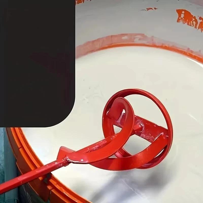Hex Shaft Gypsum Coating Mixer Accessory Electric Drill Mixing Paddle – Efficient Blending Tool for Construction Renovation