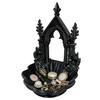 Pearlescent Jewelry Holder Texture Tray, Gothic Retro Arch Design Organizer, Tray 3D Printed Storage Box for Rings Earrings Bracelets Multi-color