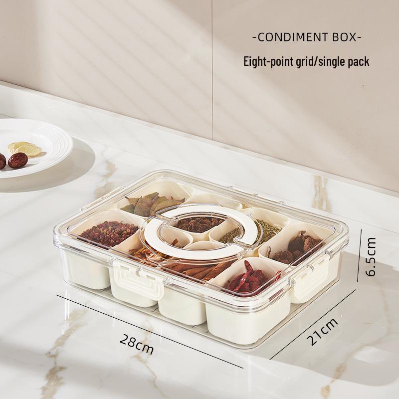 Portable Picnic Fresh-Keeping Fruit and Sauce Container