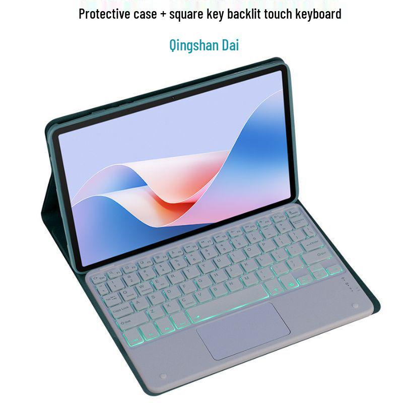 2024 OnePlus Tablet Pro 12.1'' Leather Cover with Bluetooth Keyboard for OnePlus Pad2