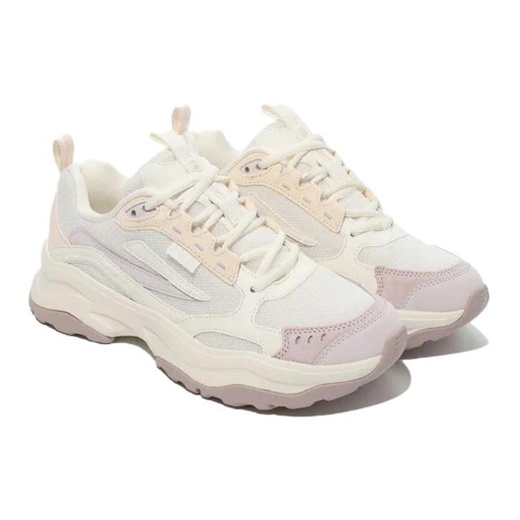 FILA Wood Block V2 Cushioning, Wear Resistant Low top Casual Shoes Unisex Purple Gray 1RM02749G_155