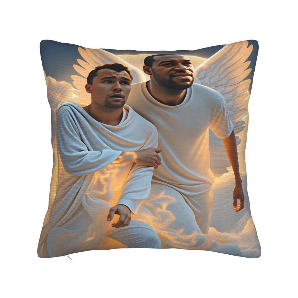 Funda de Almohada Angélica Defensora de Charlie Kirk Funda de Almohada Personalizada Fundas de Almohada Divertidas Para Sofá Decoración del Hogar