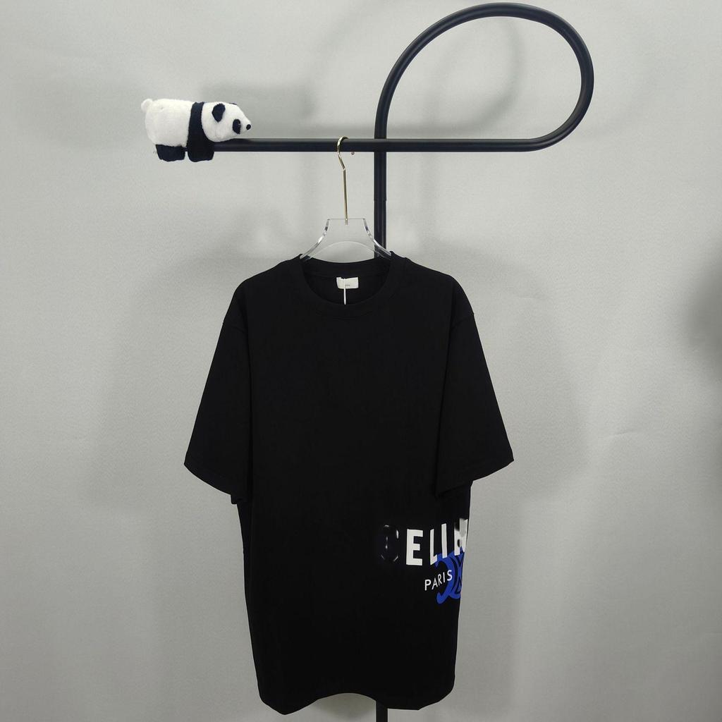 New Unisex Letter Print T-Shirt - Spring/Summer Casual Loose Short Sleeve Top