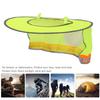 Hard Hat Sun Shade   High Visibility Full Brim Mesh Neck Sunshade with Reflective Stripe